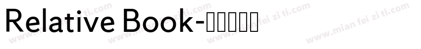 Relative Book字体转换